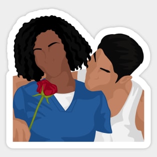 April & Ethan | Chicago Med Sticker